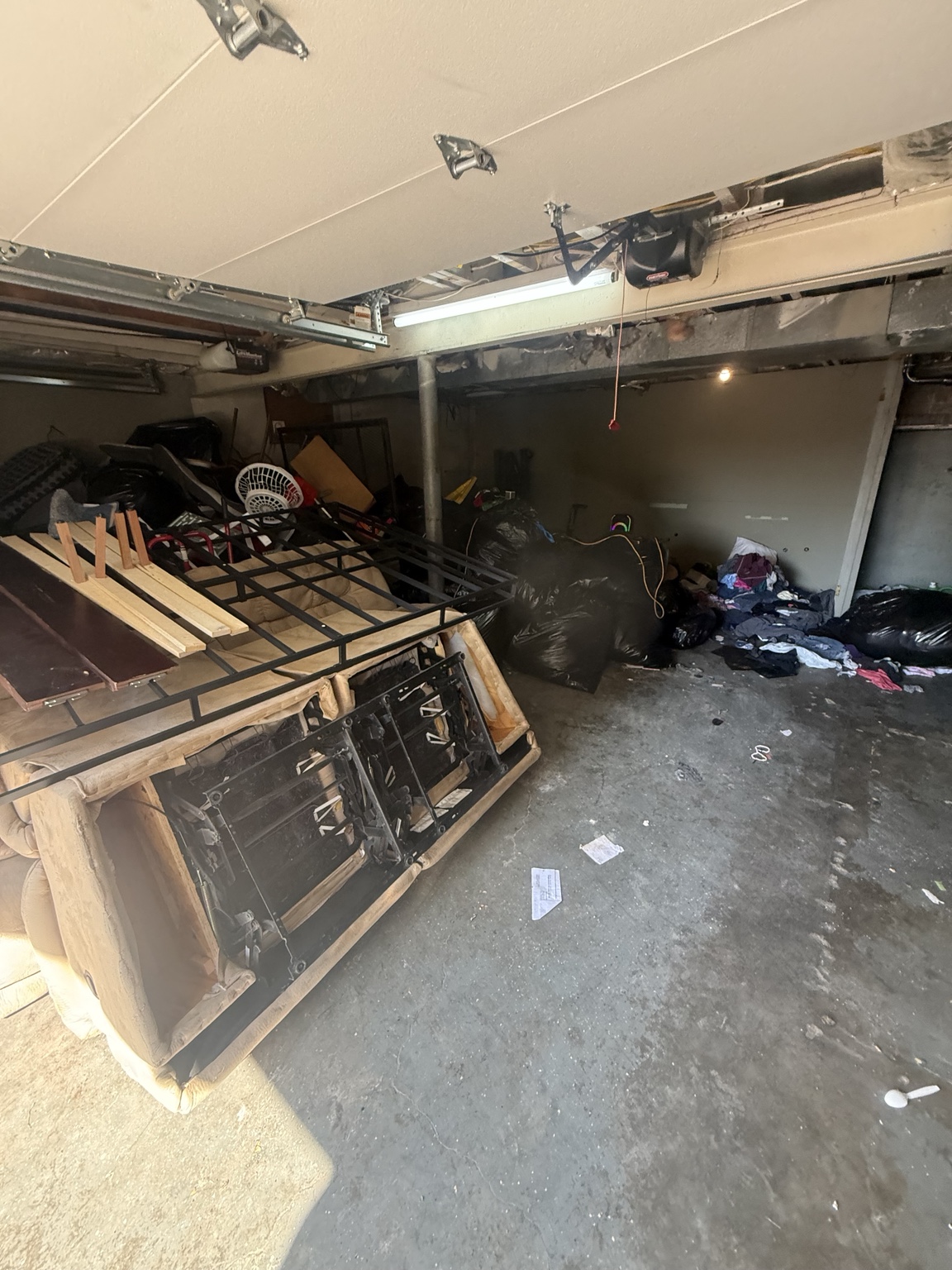 Garage before a cleanout